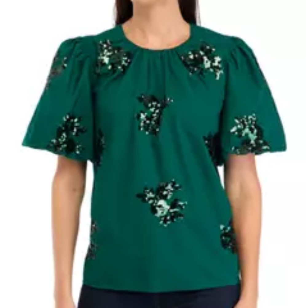 Crown & Ivy sequin top